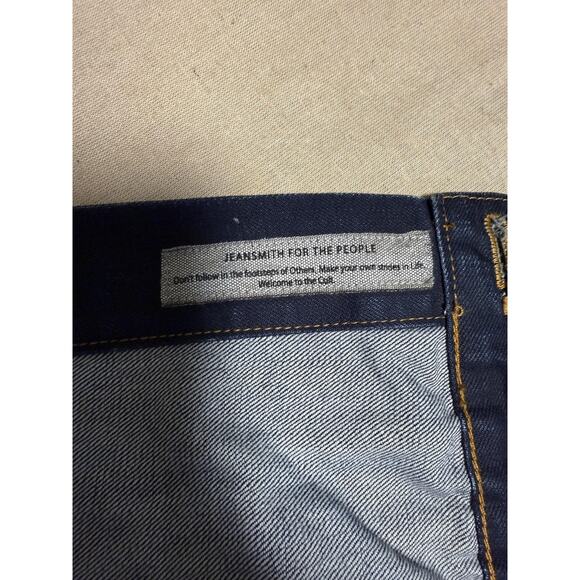 Cult of Individuality Denim Jacket Mens 2XL Leather Sleeves Trucker 628-255A - Picture 13 of 16